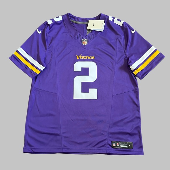 Nike NFL Minnesota Vikings Football Jersey #2 RARE Justin Jefferson size Large - Picture 1 of 4